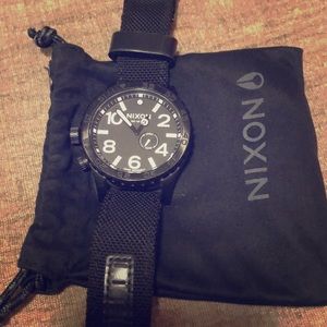 Nixon men’s 51-30 Chrono black watch